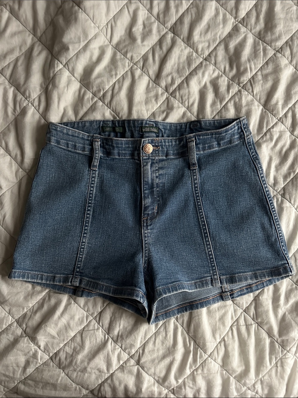 wild fable Classic Blue Denim High-Rise Shorts